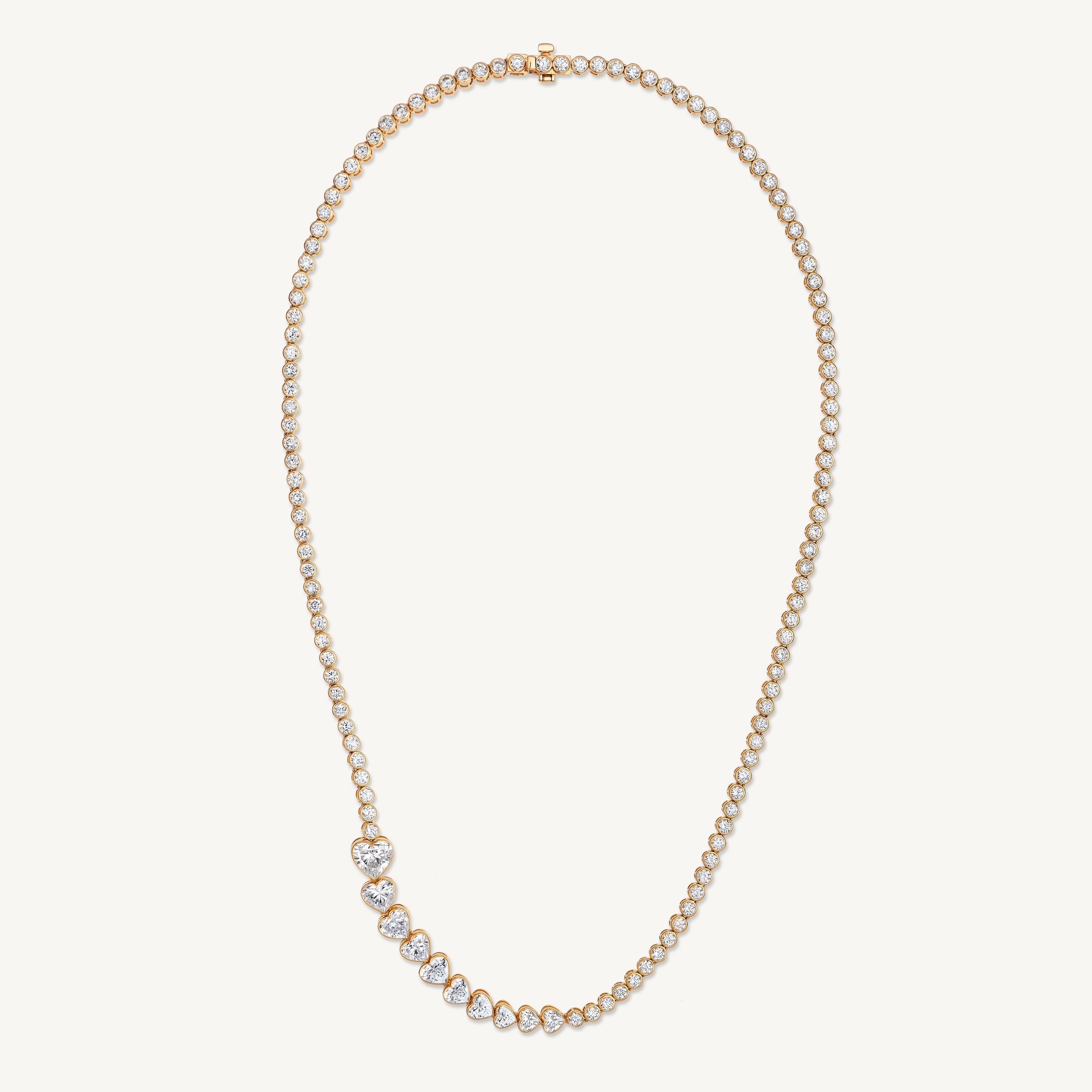 Touch of Hearts Harlow George Tennis Necklace